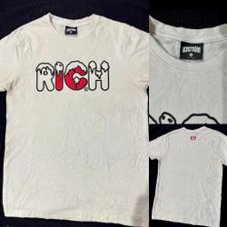 Vintage Ice Cream ‘RICH’ Short Sleeve T-Shirt Adult Size Medium 