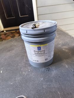New Unopened 5 Gallon White Sherwin Williams White Interior Latex Paint