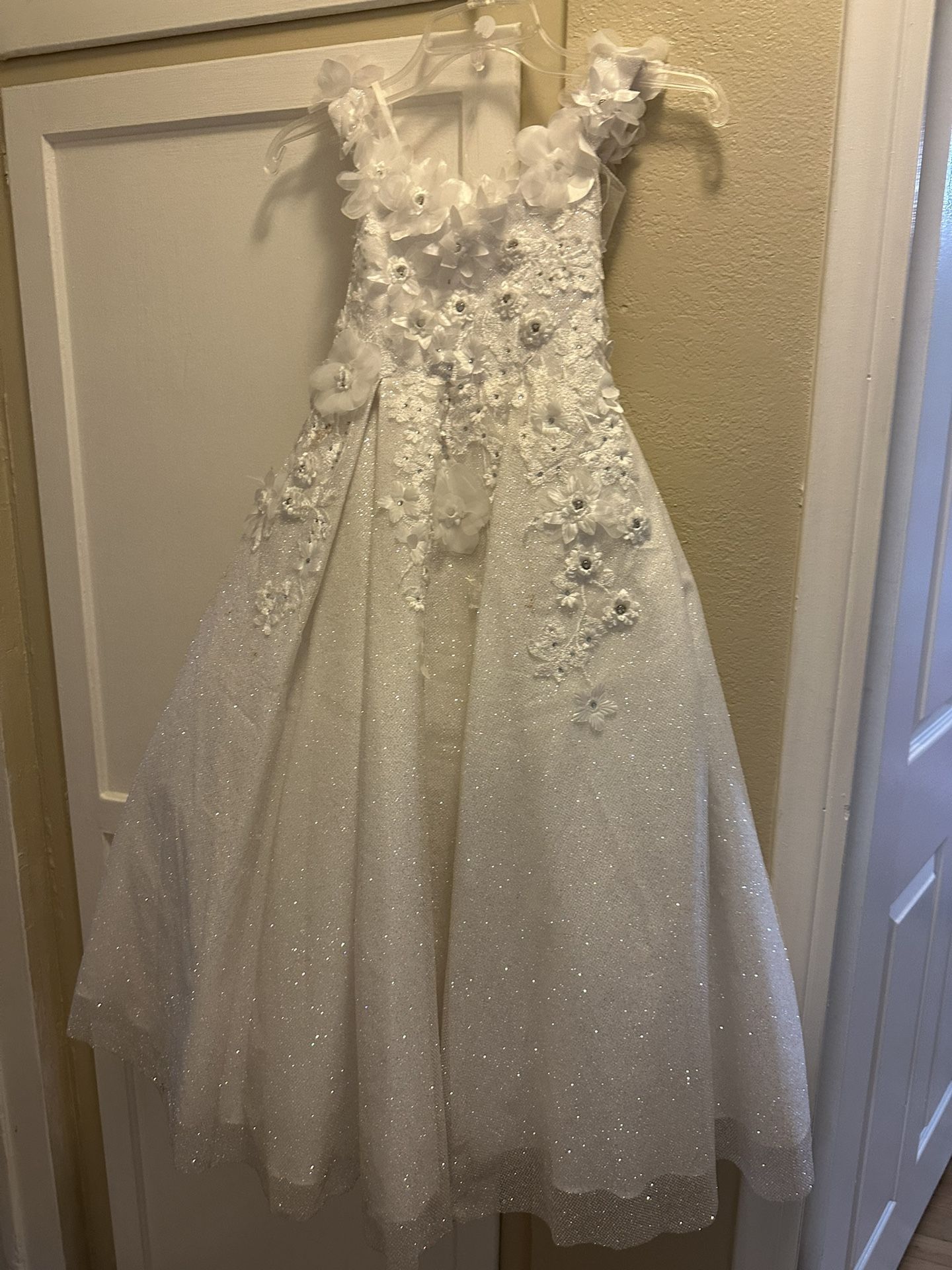 Little Girls Sparkly Dress Size 4/5 Toddler Girl