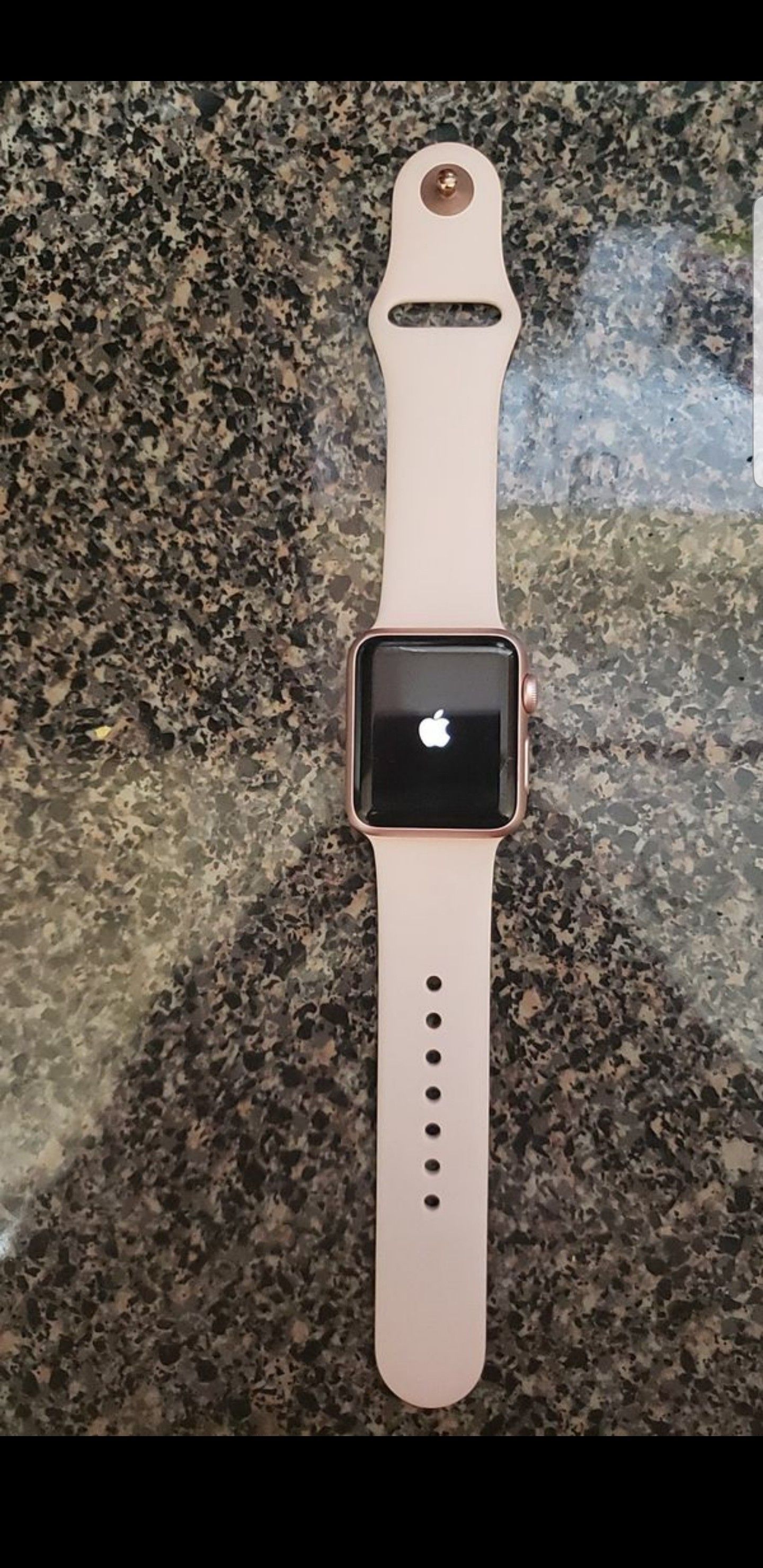 Rose gold 38mm apple watch 1st gen