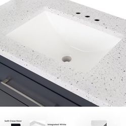 Vanity Sink Top 31" - Brand New!