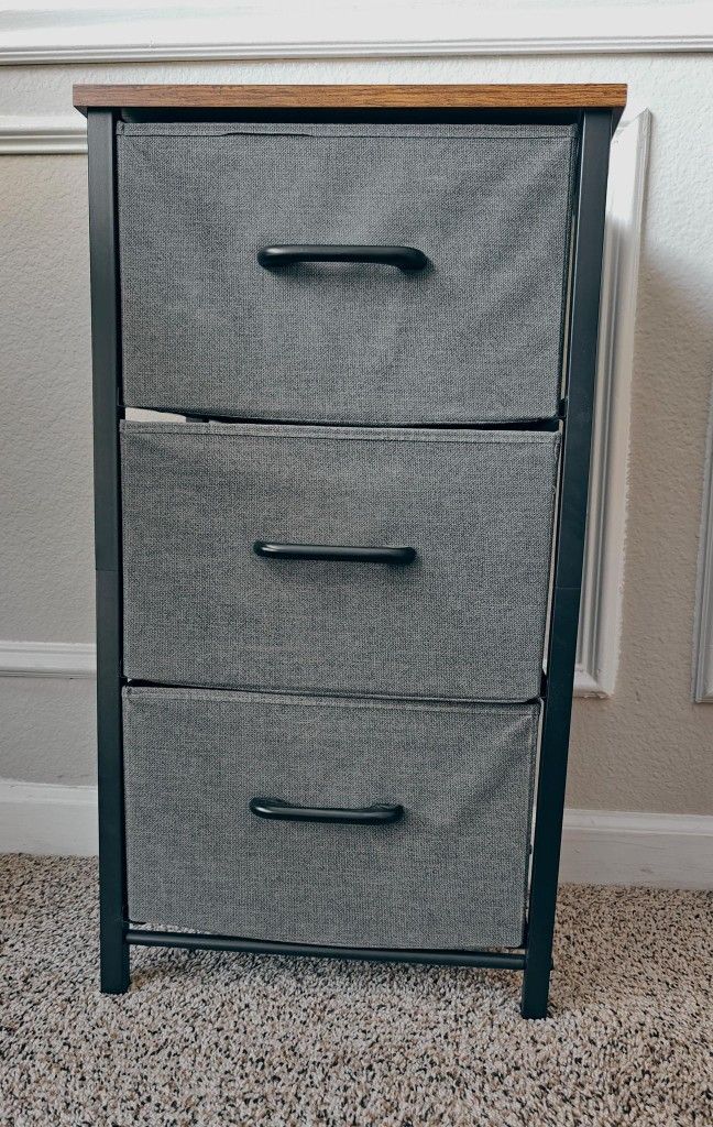 3 Drawers Side Table/Organizer