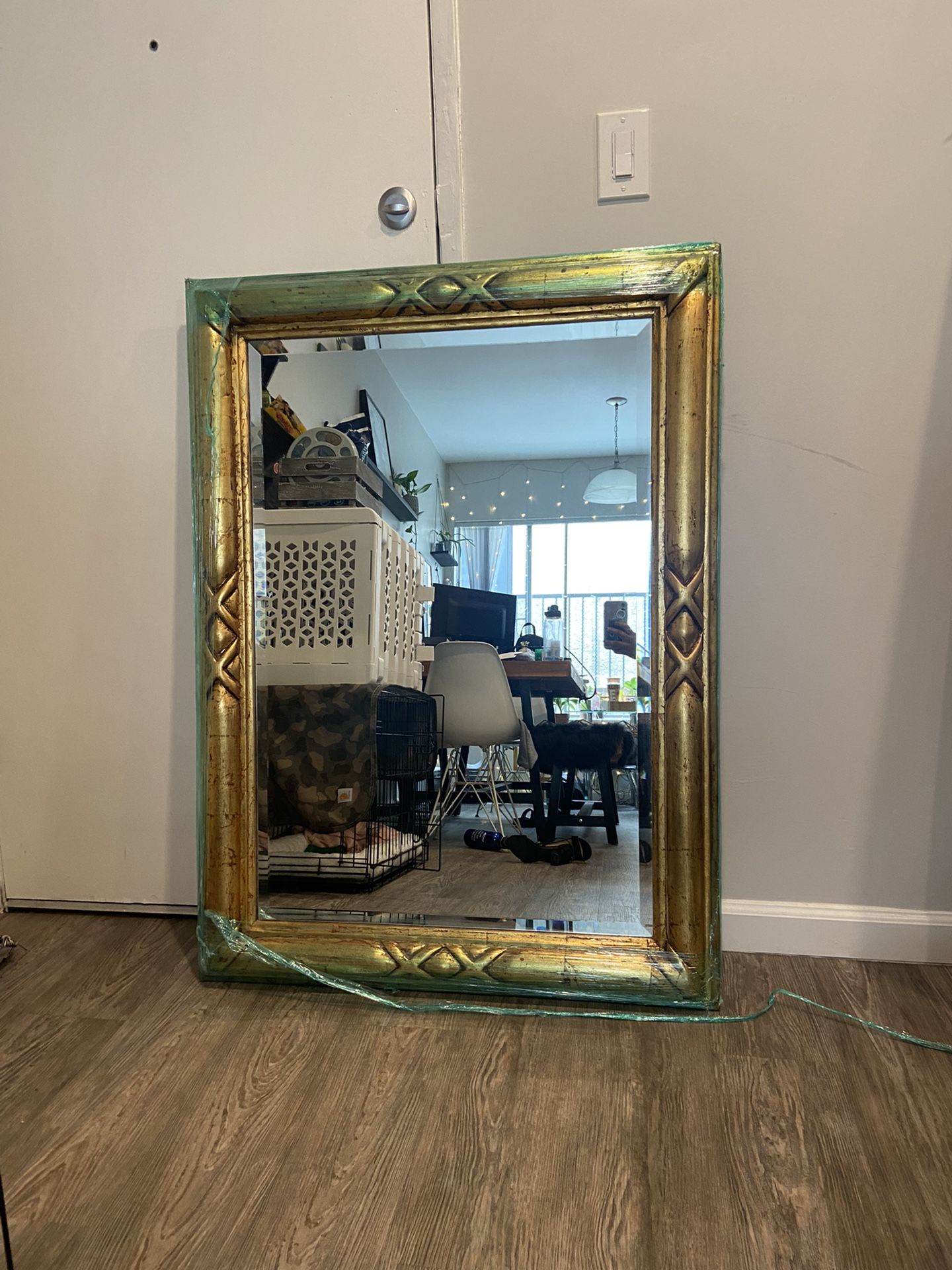 Gold Antique Mirror
