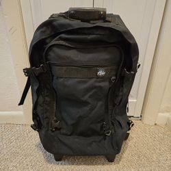 Eagle Creek 23 inch black luggage backpack black canvas