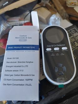 Carbon monoxide and gas detector