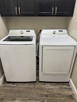 Samsung electric washer and dryer set
