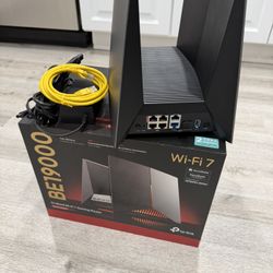 TP-Link Tri-Band BE19000 Wi-Fi 7 Gaming Router Archer 
