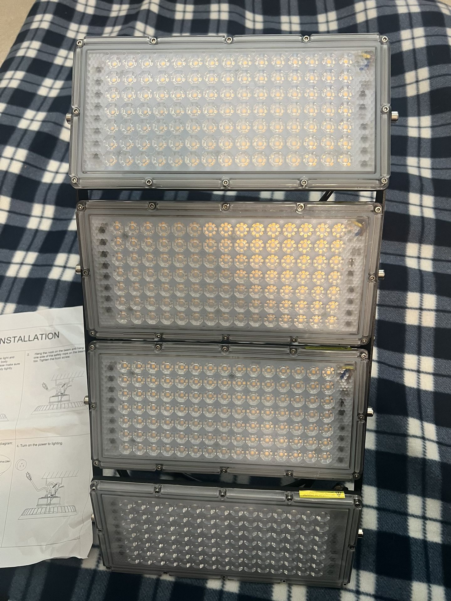 Adjustable 4 Panel LED Floodlight - NWOT