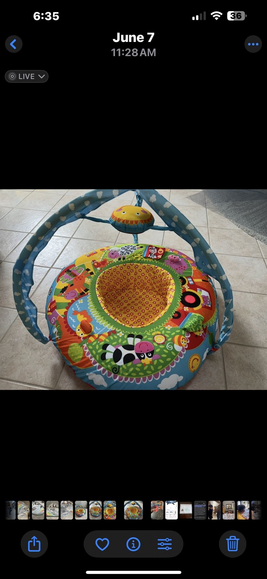 Baby Activity Sitting Donut 