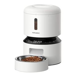 PETLIBRO - Granary Stainless Steel 3L Automatic Dog and Cat Feeder with Voice Recorder - White