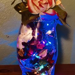 Centerpiece Lighted Floral Vase Wireless