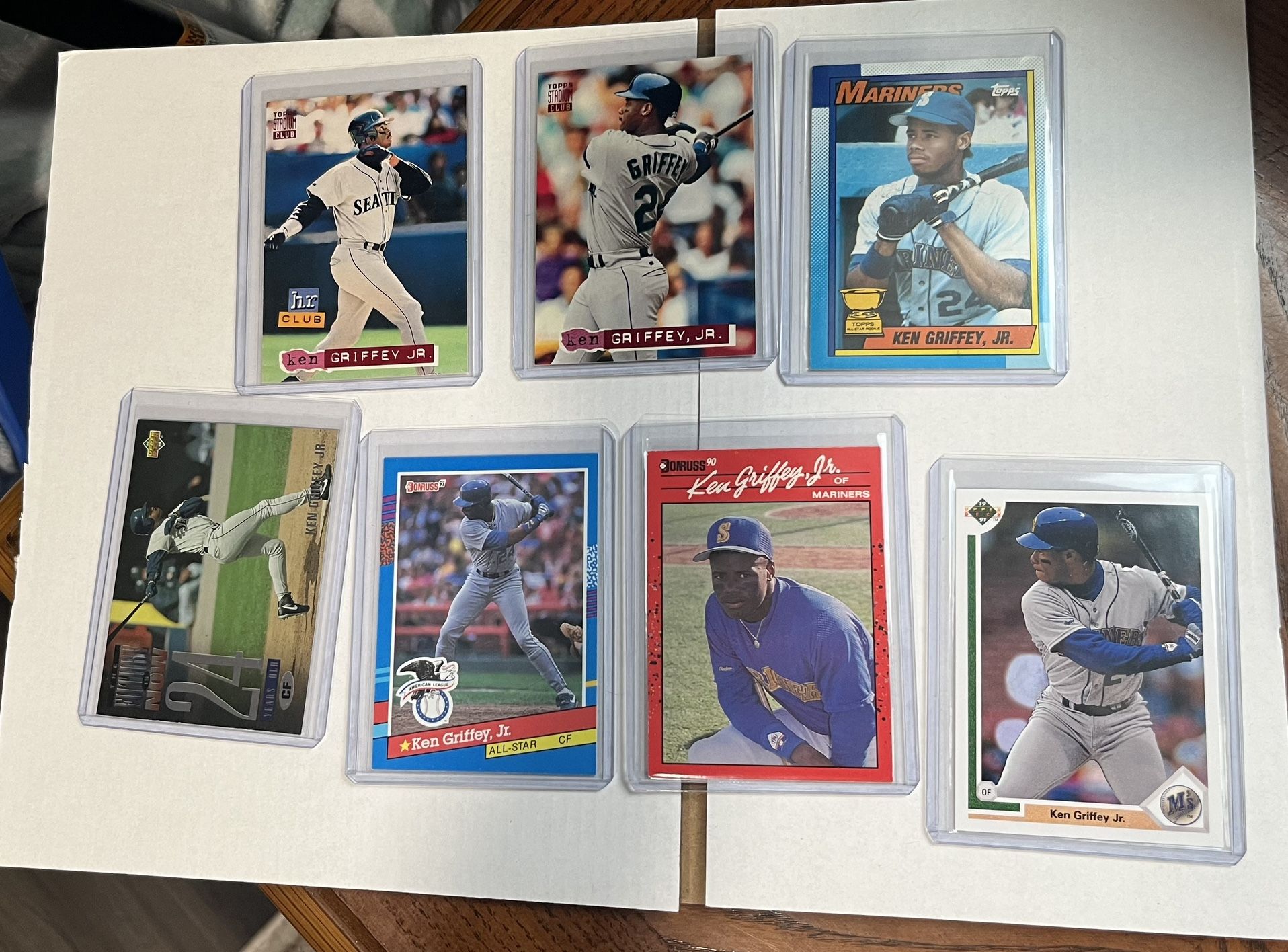 7 Card Ken Griffey Jr. Seattle Mariners 