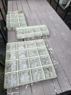 Block Glass Window Showers Bathrooms 