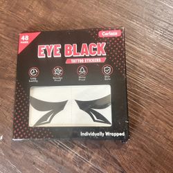 Eye Black Tattoo Stickers 