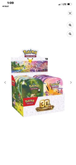 Pokémon TCG 30th Celebration Mini Tin Box