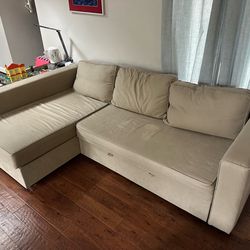 IKEA Brown L Style Manstad Couch