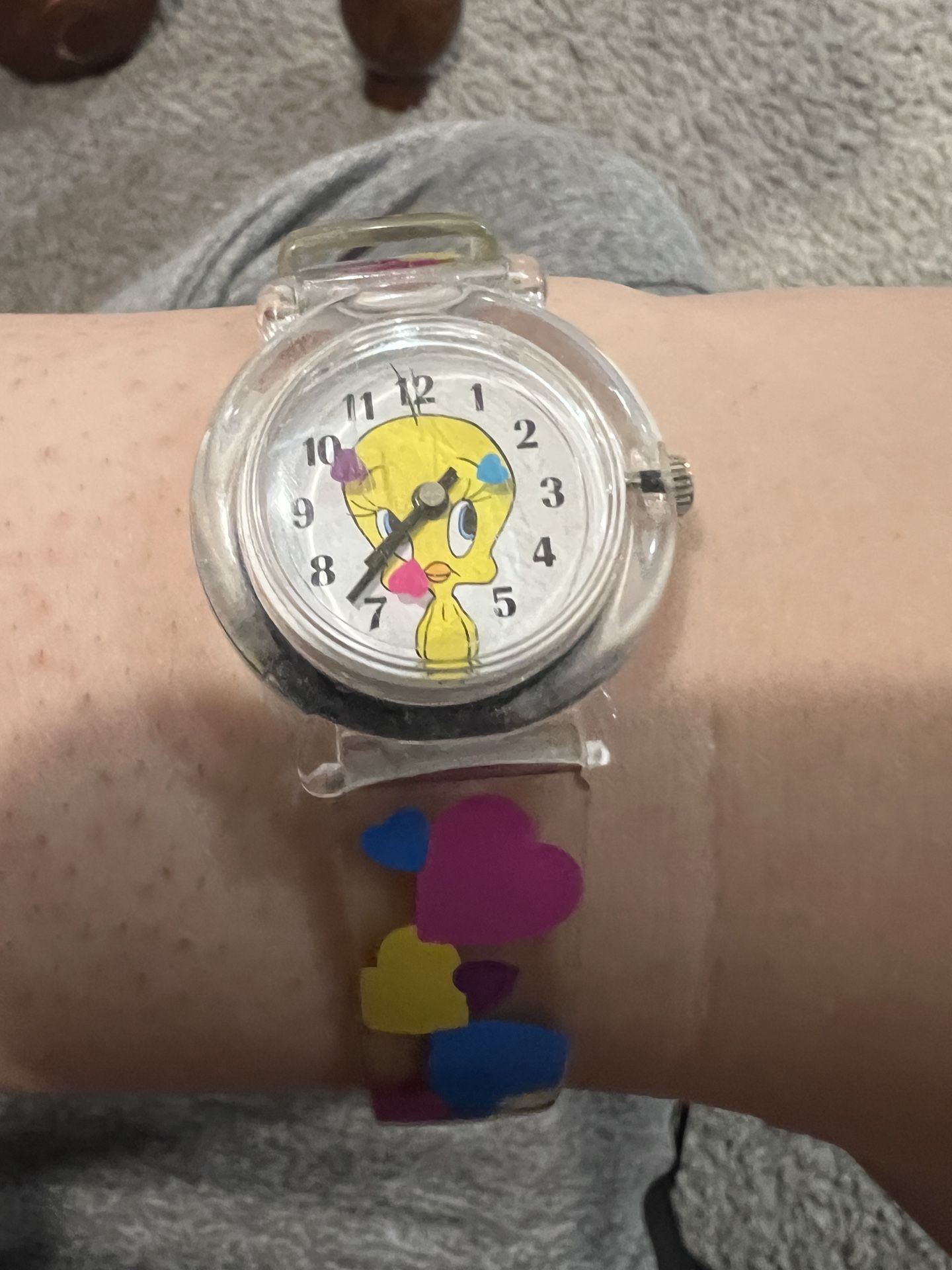 fossil warner bros tweety vintage watch
