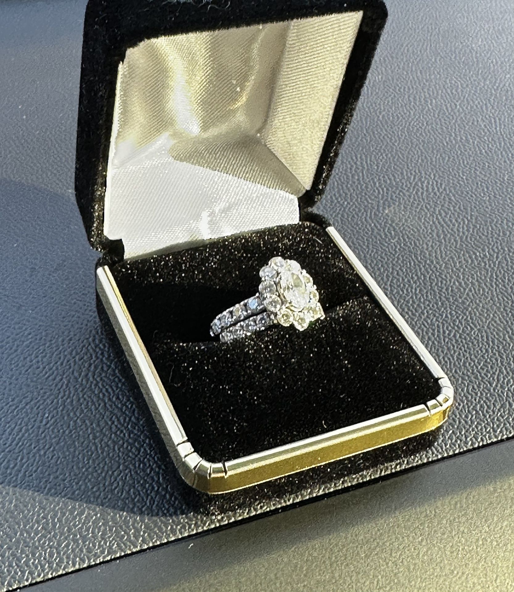 Wedding set engagement ring