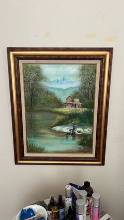 Original painting by Louise Anglin - mother of the Anglin Brothers
