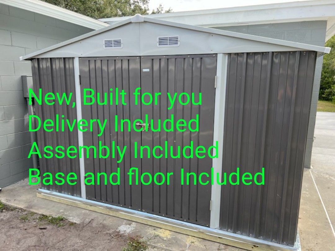 New 10x8 Sheds with Delivery & installation 