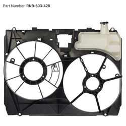 coolant reservoir and fan shroud assembly, is for a Lexus RX 330.  Model: RX 330 Years: 2004-2005 Part Type: Coolant reservoir and fan shroud assembly