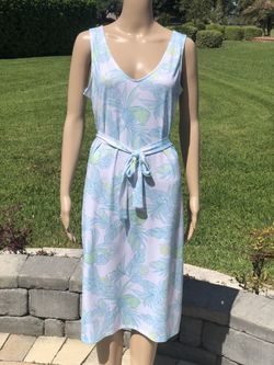 Stella Parker Pineapple Dress Sz M