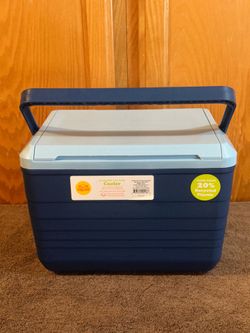 Brand New Blue Sun Squad 10-Quart / 14 Can Hardside Travel Cooler