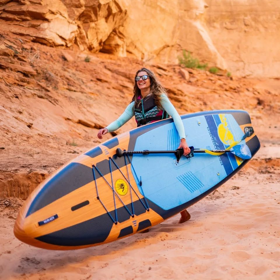 Body Glove Performer 11’ GTS Inflatable Standup Paddle Board Package And Other Beach Gear