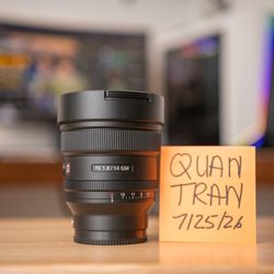 Sony 14mm gm lens