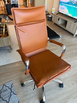 Living Spaces Cognac Office Chair