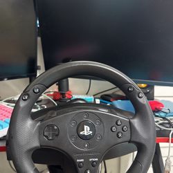 Thrustmaster t80 Racing  wheel and pedals