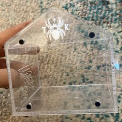Used Mini Tarantula/ Jumping Spider Acrylic Enclosure, Sweet Dreams Canopy Mini