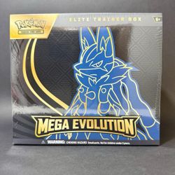 Pokémon TCG Mega Evolutions ETB Elite Trainer Box LUCARIO BOX