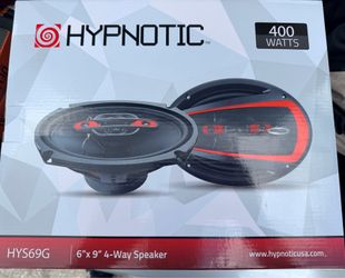 Hypnotic HYS69G 6x9 4-Way Car Speakers