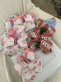 JoJo Siwa Hair Bows Bundle – Lot of 6