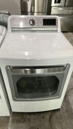 LG White Dryer, Energy Efficient, Large Capacity
