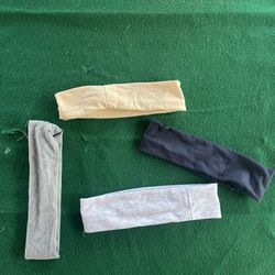 New four pack cotton headbands
