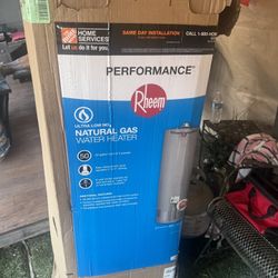 New 50 Gallon Water Heater 