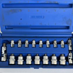 Cornwell CBS1802SS - 18 Piece 1/4" & 3/8" Drive Universal SAE & Metric Stubby Hex Bit Socket Set