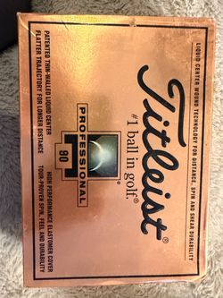 Titleist Professional 90 Golf Balls Box