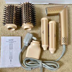 Glamup 6 in 1 Hot Air Styler Multi Styling Tool