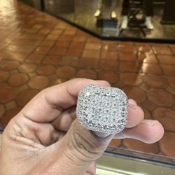 925 Silver Moissanite Ring