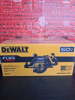 DEWALT FLEX-VOLT 60V MAX CORDLESS BRUSHLESS 7-1/4-IN. WORM DRIVE STYLE CIRCULAR SAW ( TOOL ONLY  )