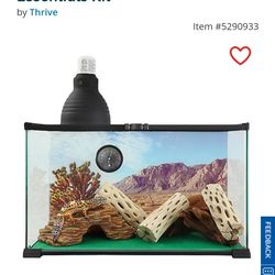 Reptile Terranium Fish Tank With Night  Light