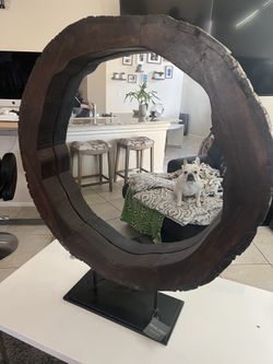 Large WOOD MIRROR $400 Brand New (w/tags)