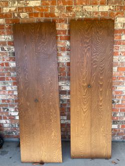 Mid century modern closet doors (2) 48 inches