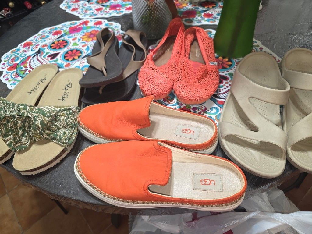 5 Pairs Womans Shoes All For $30