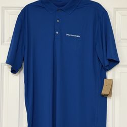 NIKE GOLF SHIRT Dell Technologies Logo LARGE Blue NEW w/ TAGS