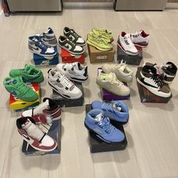  BRAND NEW NIKE & JORDAN SHOES SIZES 9.5-14 CHECK DESCRIPTION