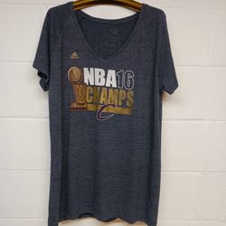 Women Adidas V-Neck NBA Cleveland Cavaliers The Finals 16 Champs 